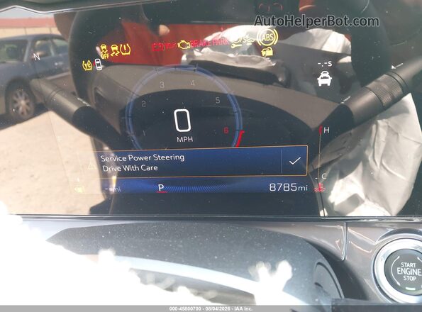 KL77LKEP4SC343027 2025 CHEVROLET TRAX Gray Widok tylnych siedzeń