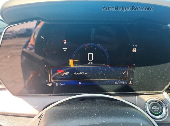 KL77LKEP4TC002342 2026 CHEVROLET TRAX Blue Вид щитка приладів