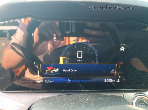 KL77LKEP8SC237082 2025 CHEVROLET TRAX Silver Instrument cluster view