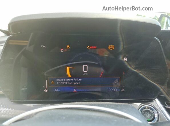 KL77LKEP9TC013501 2026 CHEVROLET TRAX Cream Вид щитка приладів