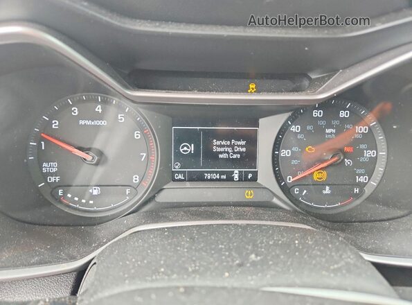 KL79MMS20MB025618 2021 CHEVROLET TRAILBLAZER Black Вид щитка приладів