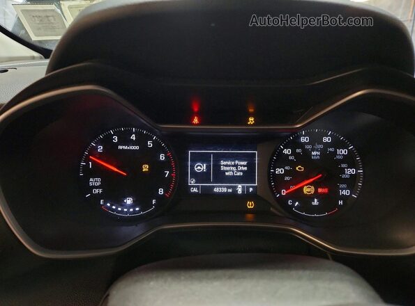 KL79MMS20MB046310 2021 CHEVROLET TRAILBLAZER Black Instrument cluster view