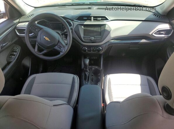 KL79MMS20MB133480 2021 CHEVROLET TRAILBLAZER Blue წინა პანელის ხედი