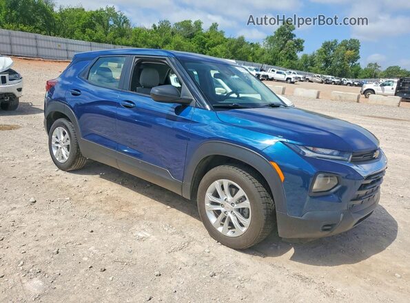 KL79MMS20MB133480 2021 CHEVROLET TRAILBLAZER Blue წინა მარჯვენა