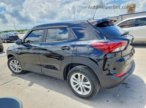 KL79MMS21MB009606 2021 CHEVROLET TRAILBLAZER Black Trasero izquierdo
