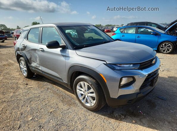 KL79MMS21PB192283 2023 CHEVROLET TRAILBLAZER Gray Передня права чверть