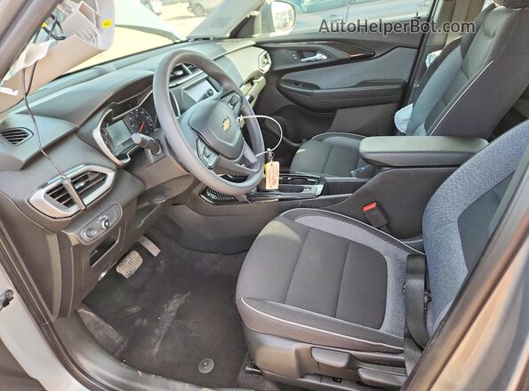 KL79MMS21PB192283 2023 CHEVROLET TRAILBLAZER Gray Вид салону спереду