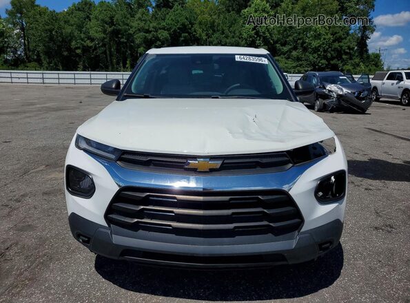 KL79MMS22NB106041 2022 CHEVROLET TRAILBLAZER White Vista frontal