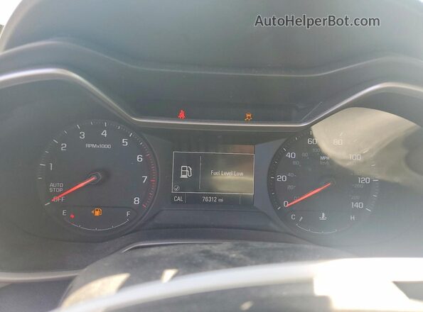 KL79MMS22NB106041 2022 CHEVROLET TRAILBLAZER White Vista del cuadro de instrumentos