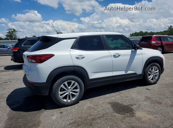KL79MMS22NB106041 2022 CHEVROLET TRAILBLAZER White Trasero derecho