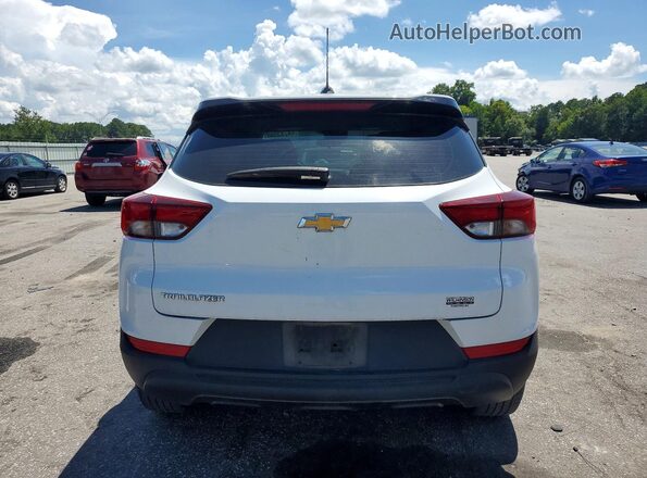 KL79MMS22NB106041 2022 CHEVROLET TRAILBLAZER White Vista trasera