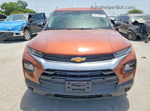 KL79MMS24MB068245 2021 CHEVROLET TRAILBLAZER Brown წინა ხედი
