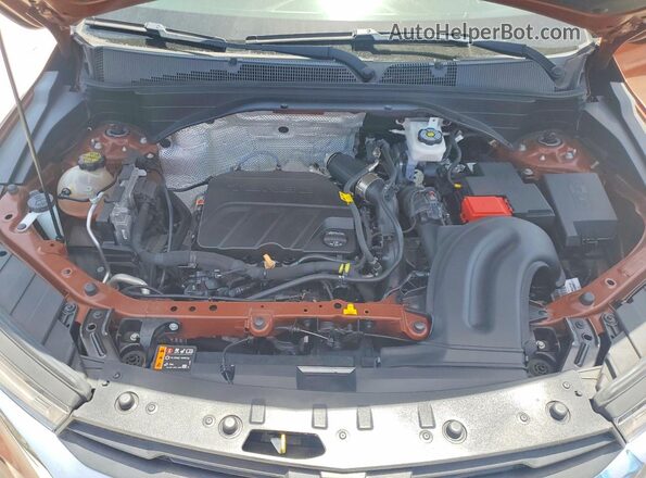 KL79MMS24MB068245 2021 CHEVROLET TRAILBLAZER Brown ძრავის განყოფილების ხედი
