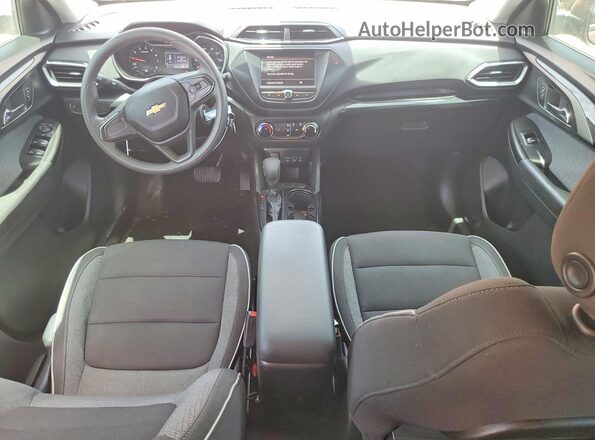 KL79MMS24MB068245 2021 CHEVROLET TRAILBLAZER Brown წინა პანელის ხედი