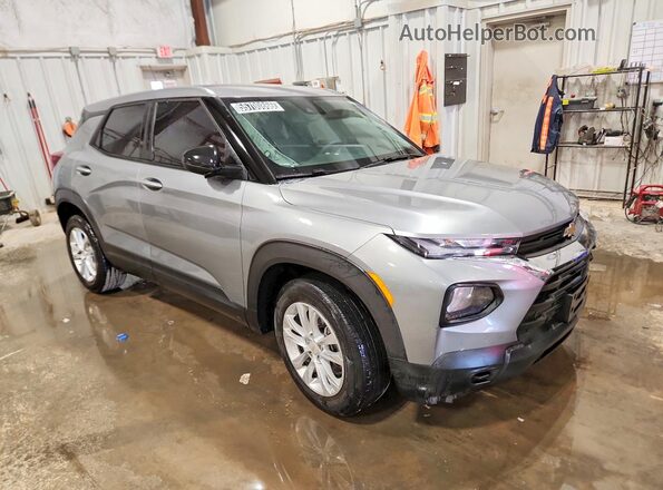 KL79MMS24PB006686 2023 CHEVROLET TRAILBLAZER Gray Front right
