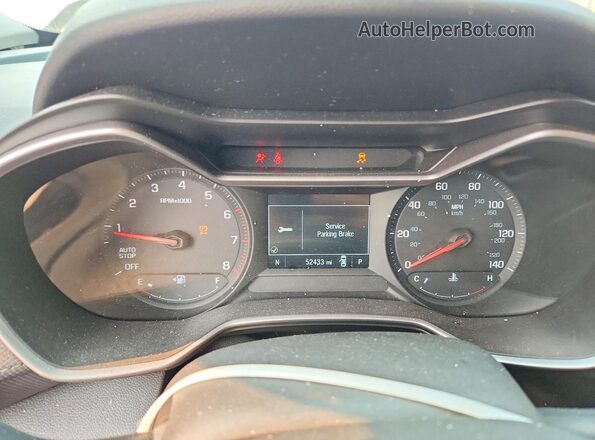 KL79MMS24PB006686 2023 CHEVROLET TRAILBLAZER Gray Instrument cluster view