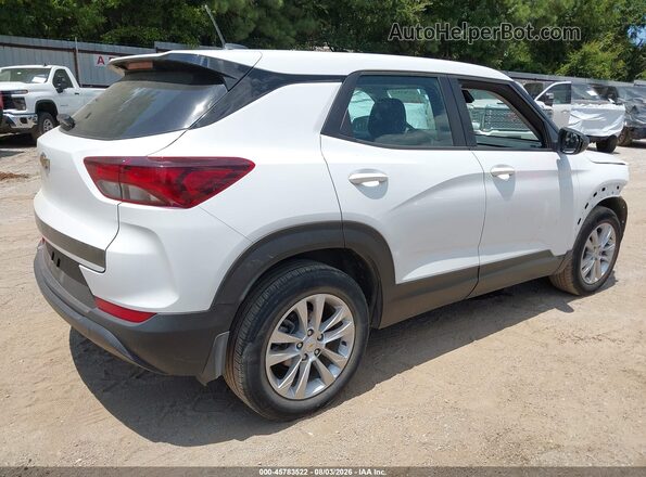 KL79MMS25MB085524 2021 CHEVROLET TRAILBLAZER White Trasero derecho