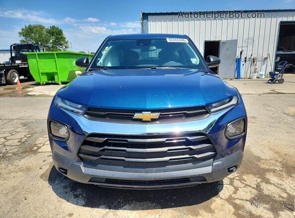 KL79MMS25MB127805 2021 CHEVROLET TRAILBLAZER Blue წინა ხედი
