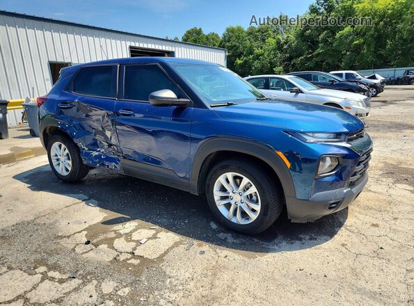 KL79MMS25MB127805 2021 CHEVROLET TRAILBLAZER Blue წინა მარჯვენა