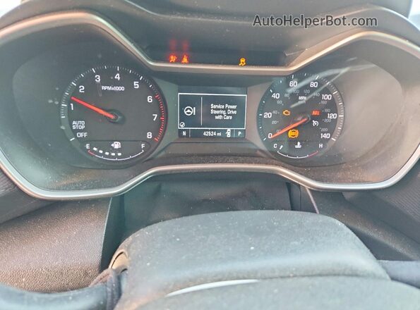 KL79MMS25MB127805 2021 CHEVROLET TRAILBLAZER Blue ხელსაწყოთა პანელის ხედი