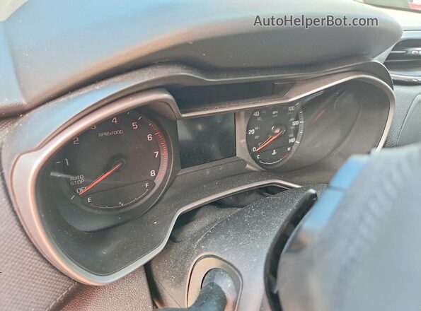 KL79MMS25PB181027 2023 CHEVROLET TRAILBLAZER Black ხელსაწყოთა პანელის ხედი