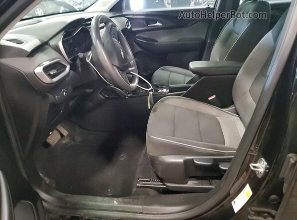 KL79MMS26MB010301 2021 CHEVROLET TRAILBLAZER Черный Вид салона спереди
