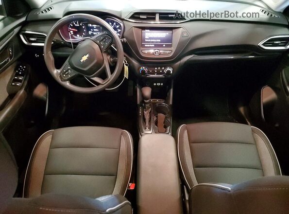 KL79MMS26MB010301 2021 CHEVROLET TRAILBLAZER Черный Вид панели приборов
