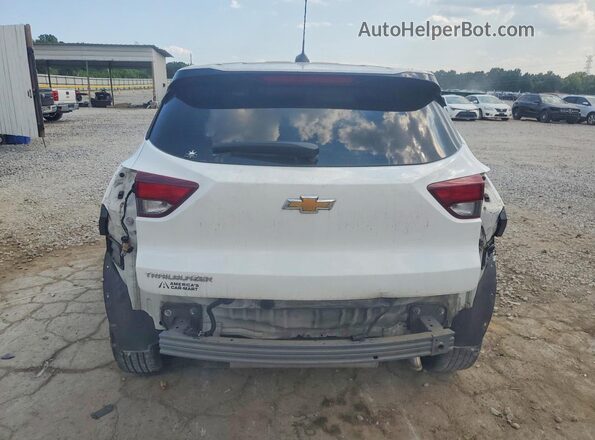 KL79MMS27MB045090 2021 CHEVROLET TRAILBLAZER White Widok z tyłu