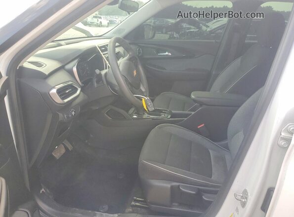 KL79MMS27MB045090 2021 CHEVROLET TRAILBLAZER White Widok wnętrza z przodu