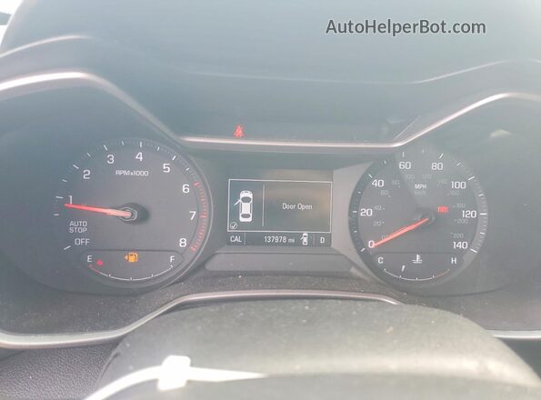 KL79MMS27MB045090 2021 CHEVROLET TRAILBLAZER White Widok zestawu wskaźników