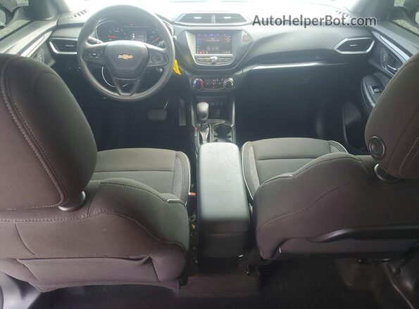 KL79MMS27MB045090 2021 CHEVROLET TRAILBLAZER White Widok deski rozdzielczej