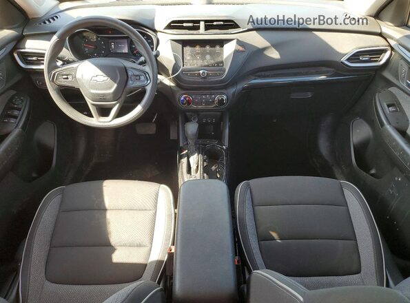 KL79MMS28NB013024 2022 CHEVROLET TRAILBLAZER Оранжевый Вид панели приборов
