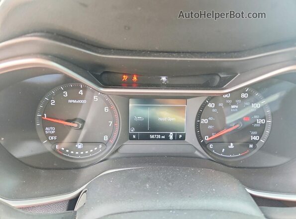 KL79MMS29MB014312 2021 CHEVROLET TRAILBLAZER Black Vista del cuadro de instrumentos