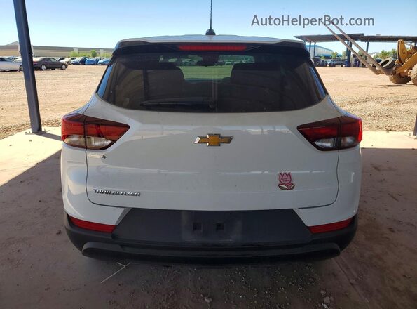 KL79MMS29PB166434 2023 CHEVROLET TRAILBLAZER Белый Вид сзади