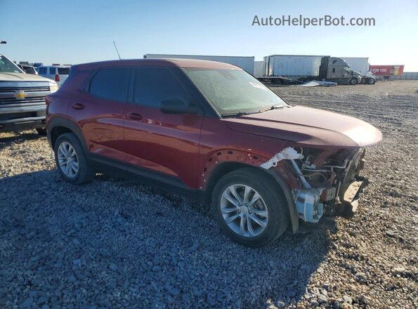KL79MMS2XMB025819 2021 CHEVROLET TRAILBLAZER Maroon წინა მარჯვენა