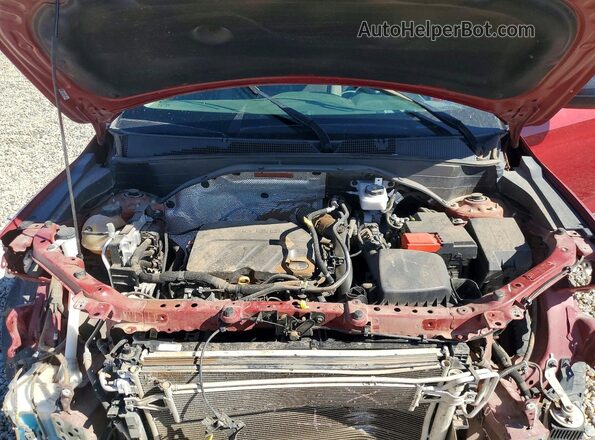 KL79MMS2XMB025819 2021 CHEVROLET TRAILBLAZER Maroon ძრავის განყოფილების ხედი