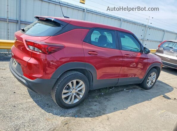 KL79MMS2XMB082666 2021 CHEVROLET TRAILBLAZER Красный Задняя правая четверть