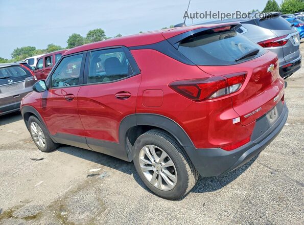 KL79MMS2XMB082666 2021 CHEVROLET TRAILBLAZER Красный Задняя левая четверть