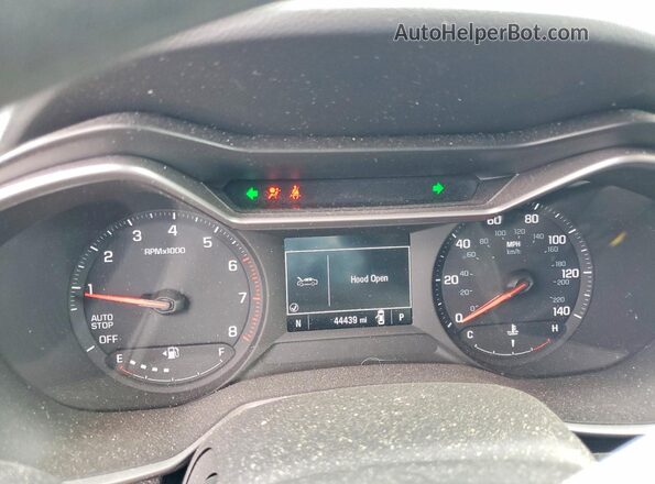 KL79MMS2XMB158970 2021 CHEVROLET TRAILBLAZER Серебряный Вид щитка приборов