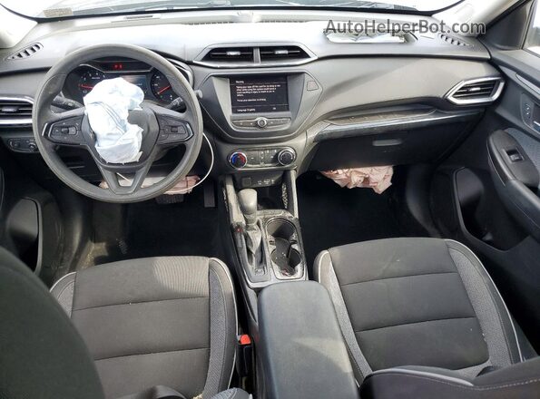 KL79MMS2XMB158970 2021 CHEVROLET TRAILBLAZER Серебряный Вид панели приборов