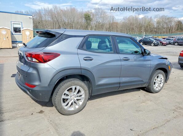 KL79MMS2XMB158970 2021 CHEVROLET TRAILBLAZER Серебряный Задняя правая четверть