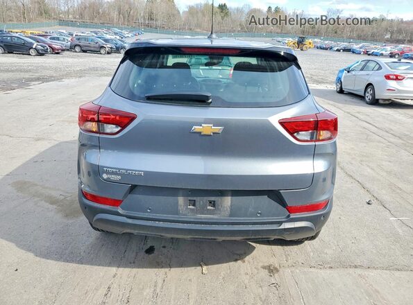 KL79MMS2XMB158970 2021 CHEVROLET TRAILBLAZER Серебряный Вид сзади