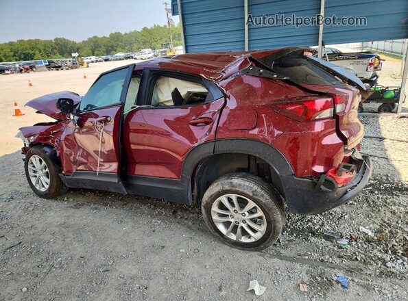 KL79MMSL1RB103310 2024 CHEVROLET TRAILBLAZER Burgundy Задня ліва чверть