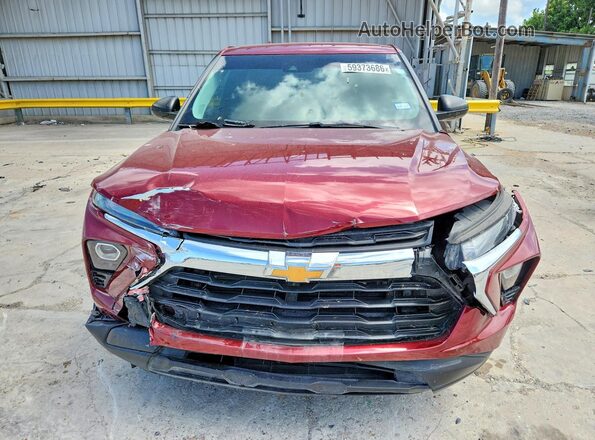 KL79MMSL3RB135448 2024 CHEVROLET TRAILBLAZER Maroon Front view