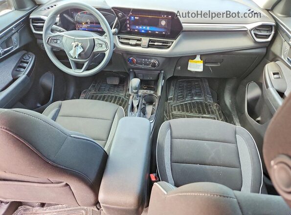 KL79MMSL3RB135448 2024 CHEVROLET TRAILBLAZER Maroon Dashboard view