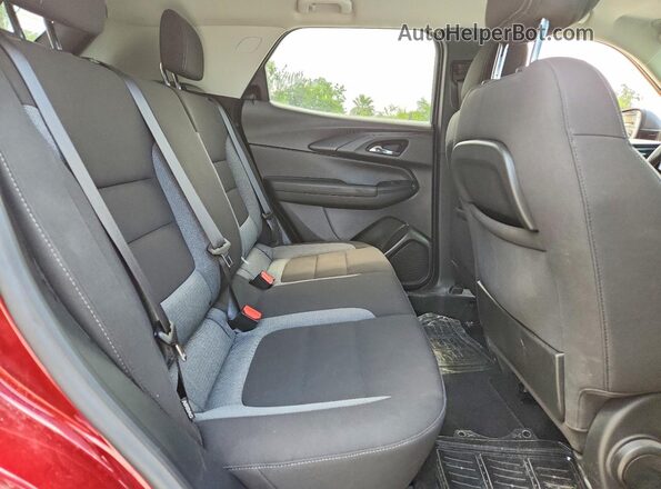 KL79MMSL3RB135448 2024 CHEVROLET TRAILBLAZER Maroon Rear seats view