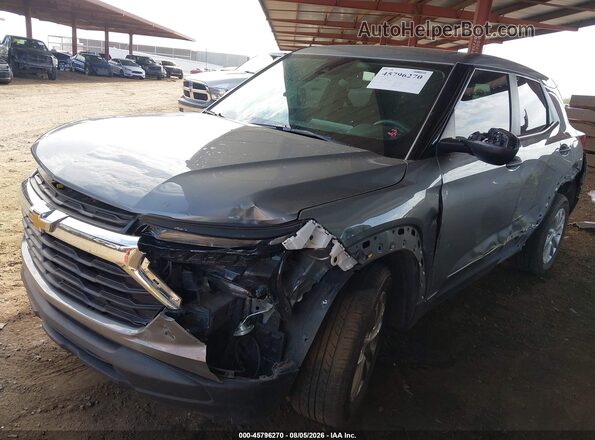 KL79MMSL3RB143310 2024 CHEVROLET TRAILBLAZER Gray Vista frontal
