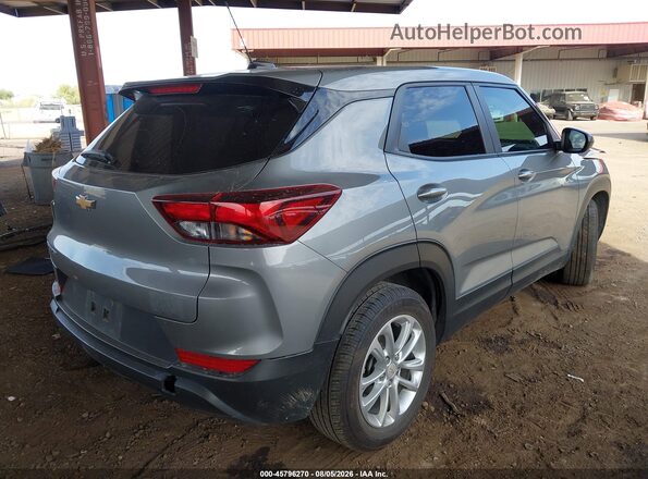 KL79MMSL3RB143310 2024 CHEVROLET TRAILBLAZER Gray Trasero derecho