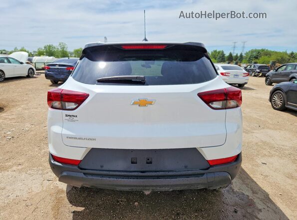 KL79MMSL6TB030412 2026 CHEVROLET TRAILBLAZER White Вид ззаду