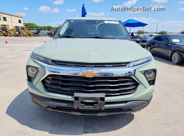 KL79MMSP3SB168409 2025 CHEVROLET TRAILBLAZER Green Front view